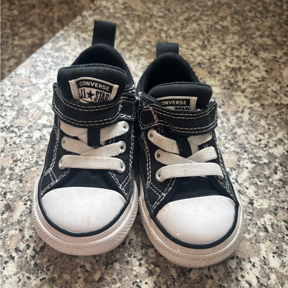 Converse Kids Black and White Sneakers